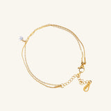 Bridget Zirconia Layered Gold Bracelet by Koréil Jewelry