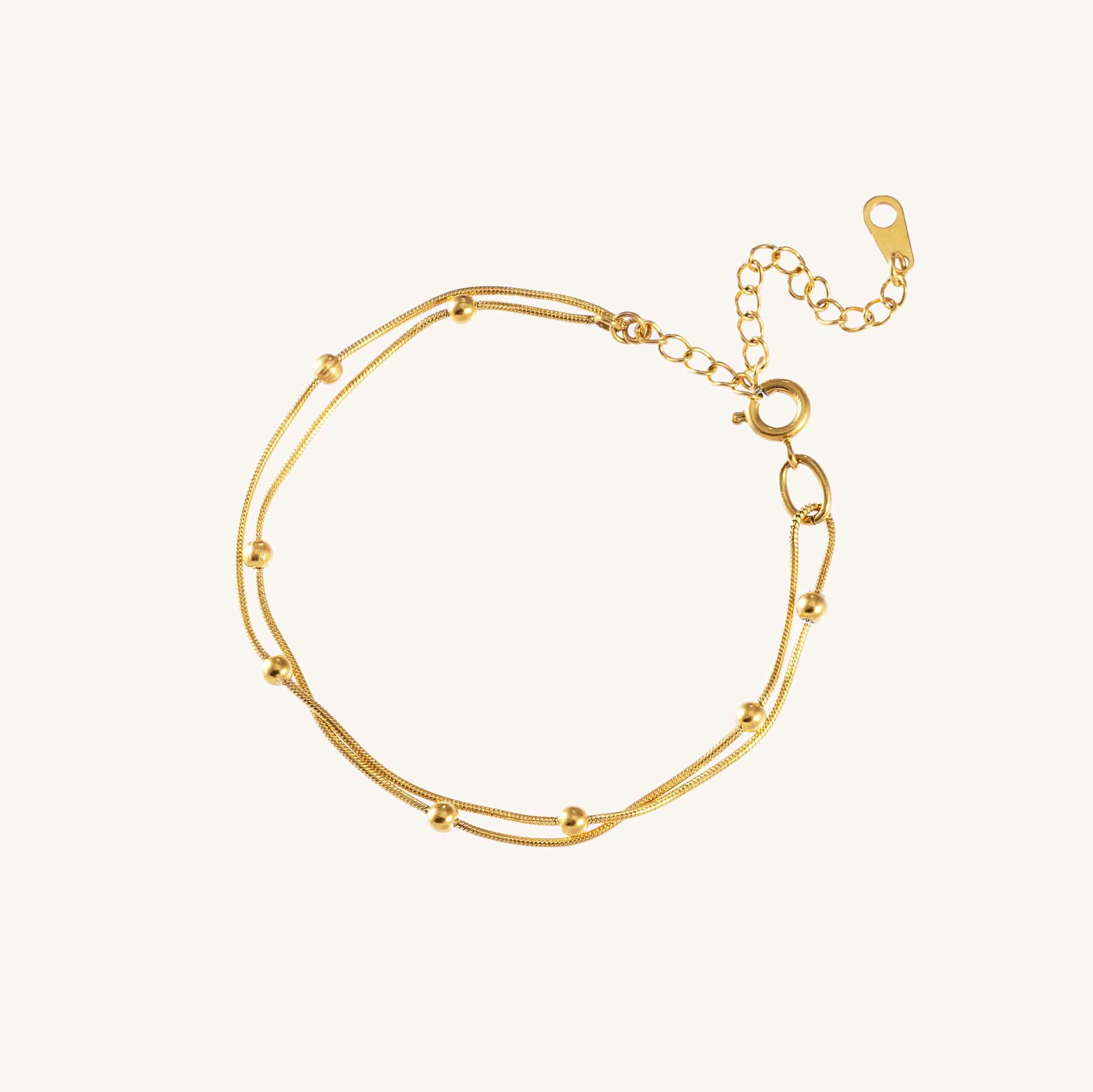 Sonya Eternity Gold Bracelet by Koréil Jewelry