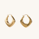 Joyce Geo Gold Earrings by Koréil Jewelry