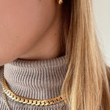 Layla Zirconia Gold Mini Stud by Koréil Jewelry