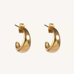 Sanela Gold Hoops by Koréil Jewelry