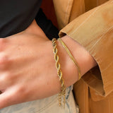 Joelene Layered Gold Bracelet by Koréil Jewelry