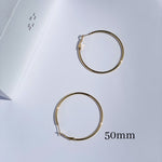 Selena Gold Hoops by Koréil Jewelry