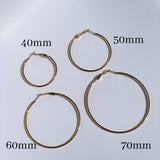 Selena Gold Hoops by Koréil Jewelry