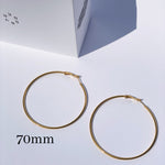 Selena Gold Hoops by Koréil Jewelry