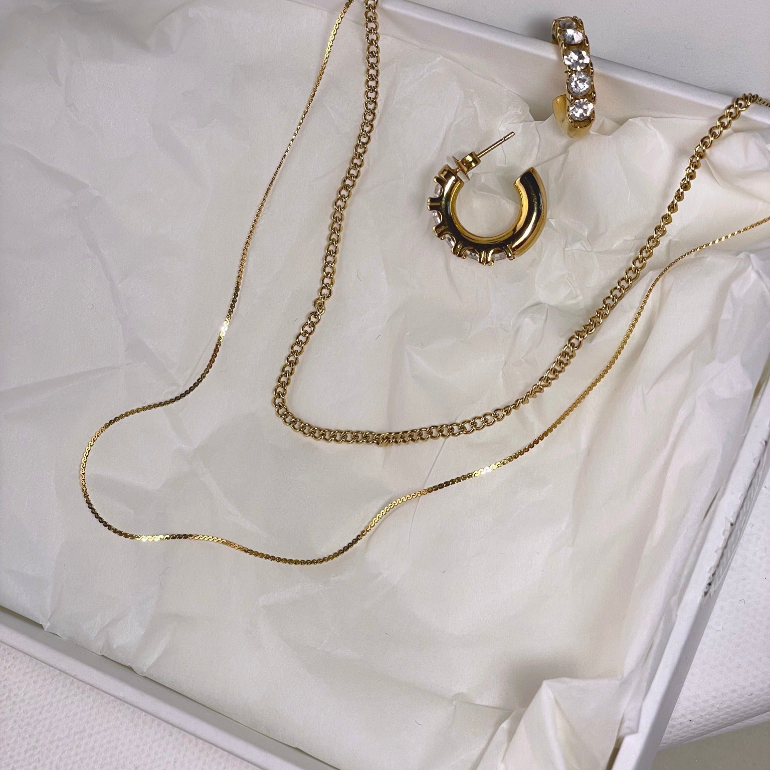 Alexa Layering Gold Chain by Koréil Jewelry
