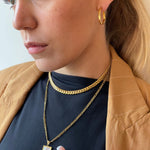 Aya Curb Gold Chain by Koréil Jewelry