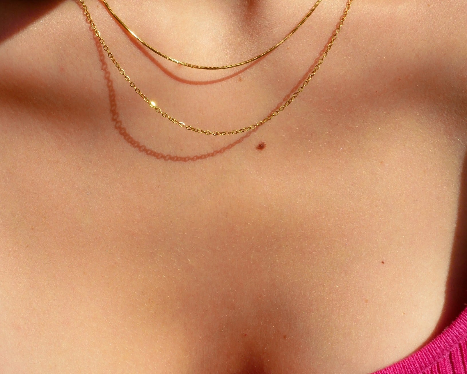 Elayne Layered Gold Chain by Koréil Jewelry