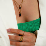 Kijana Onyx Double Chain by Koréil Jewelry