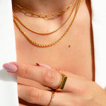 Lydie Layered Gold Chain by Koréil Jewelry