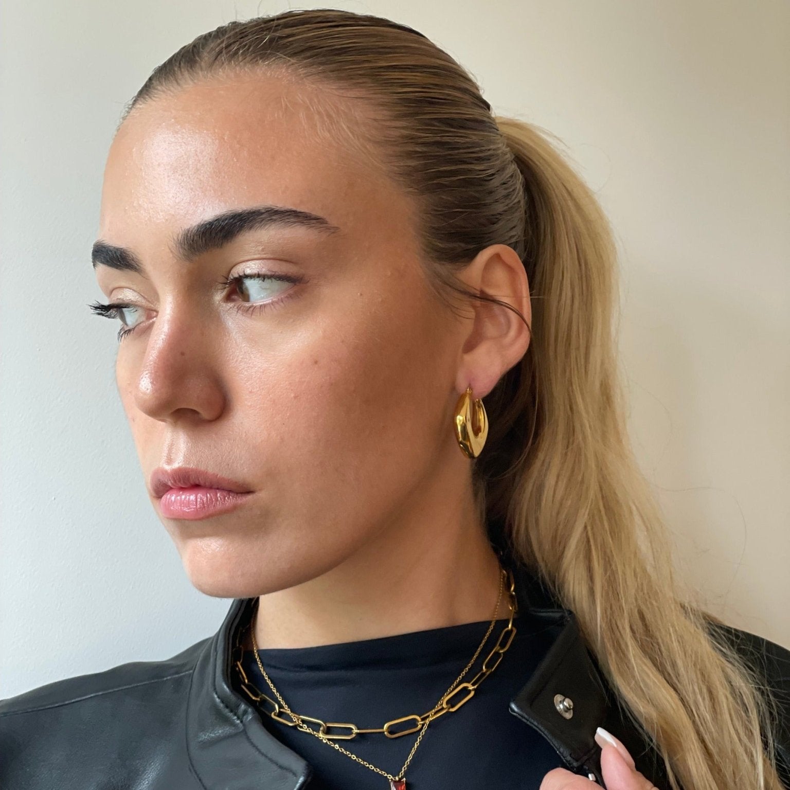 Odette Paperclip Gold Chain by Koréil Jewelry