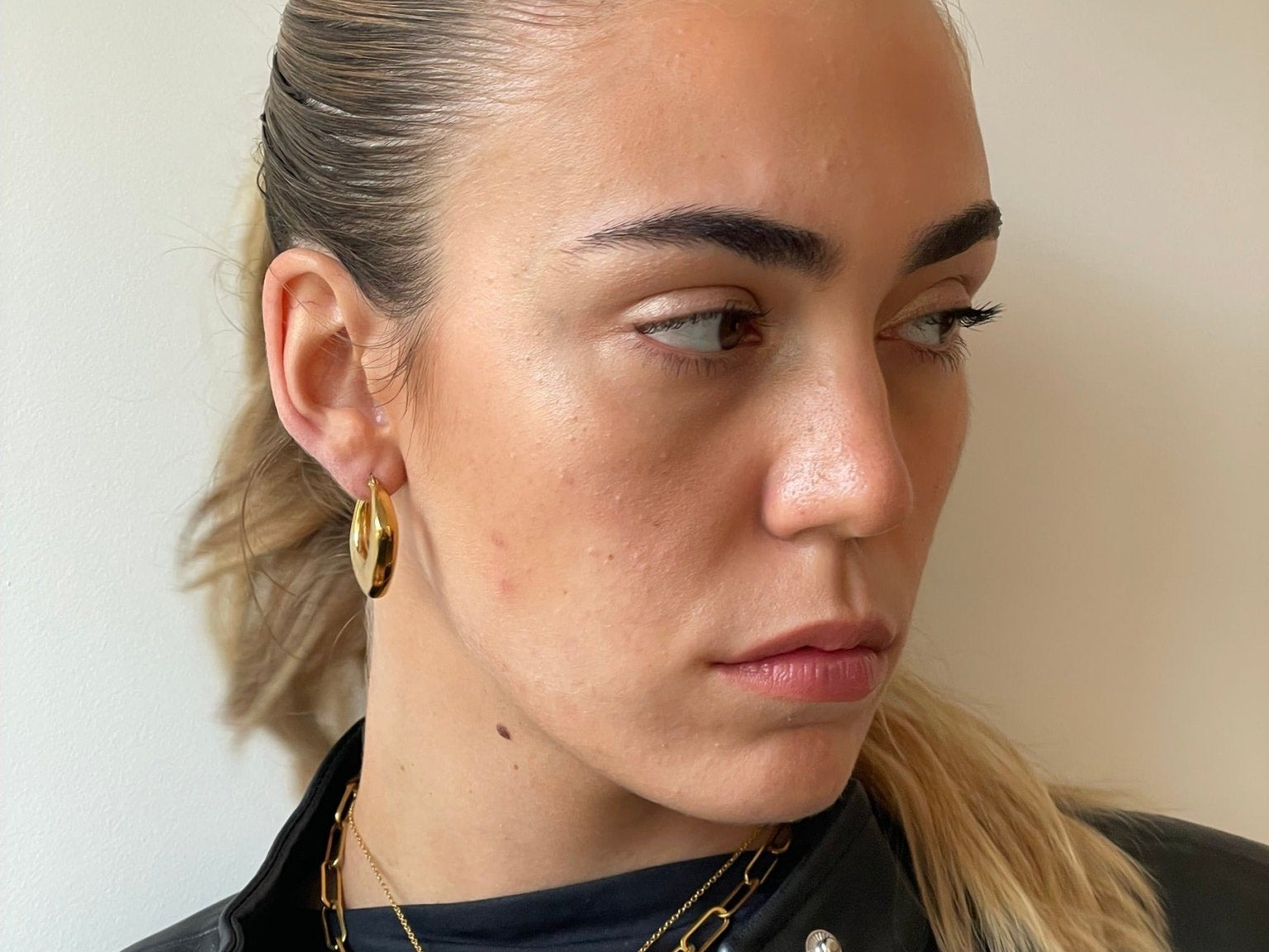 Odette Paperclip Gold Chain by Koréil Jewelry