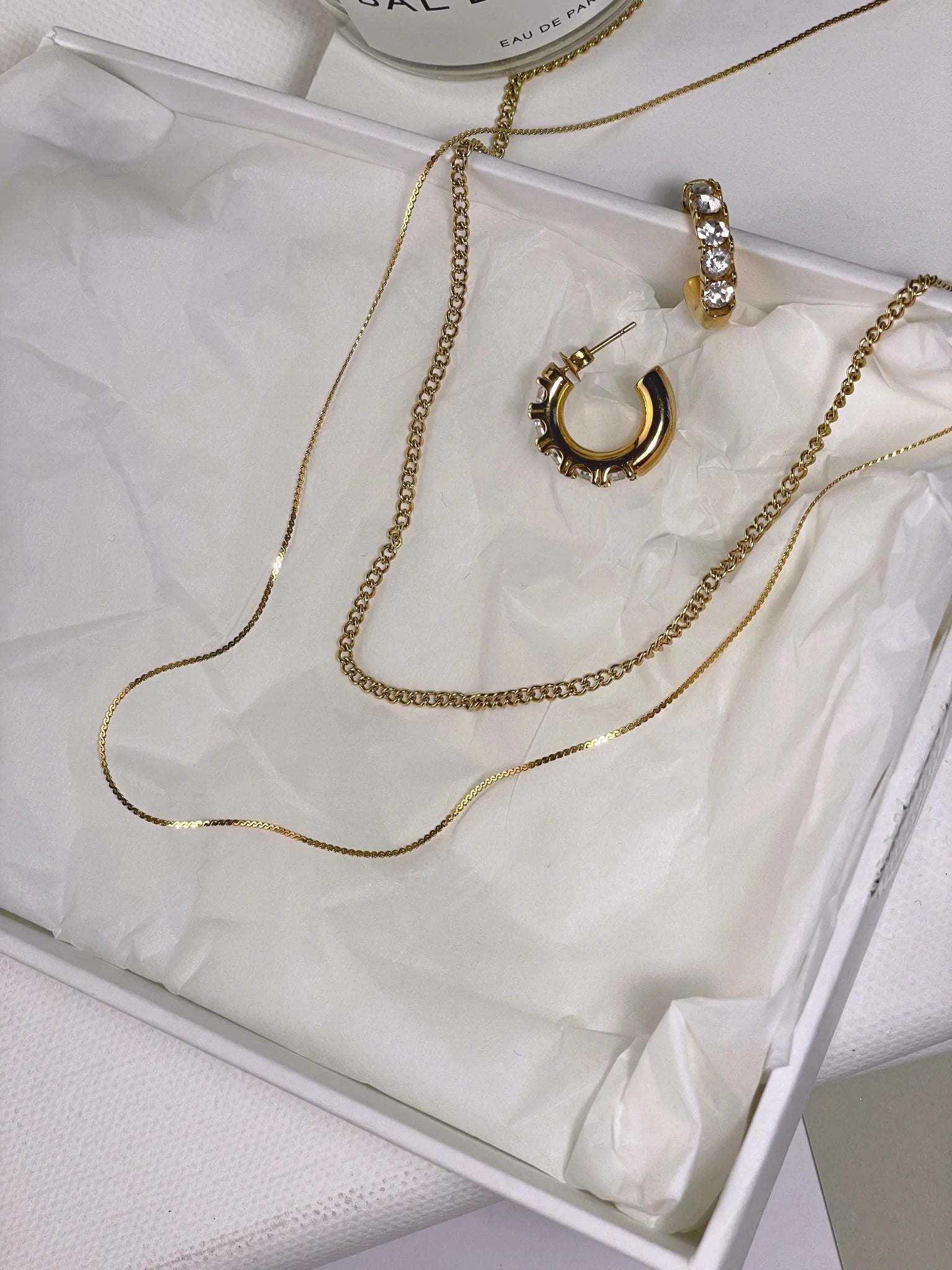 Selma Layering Link Gold Chain by Koréil Jewelry