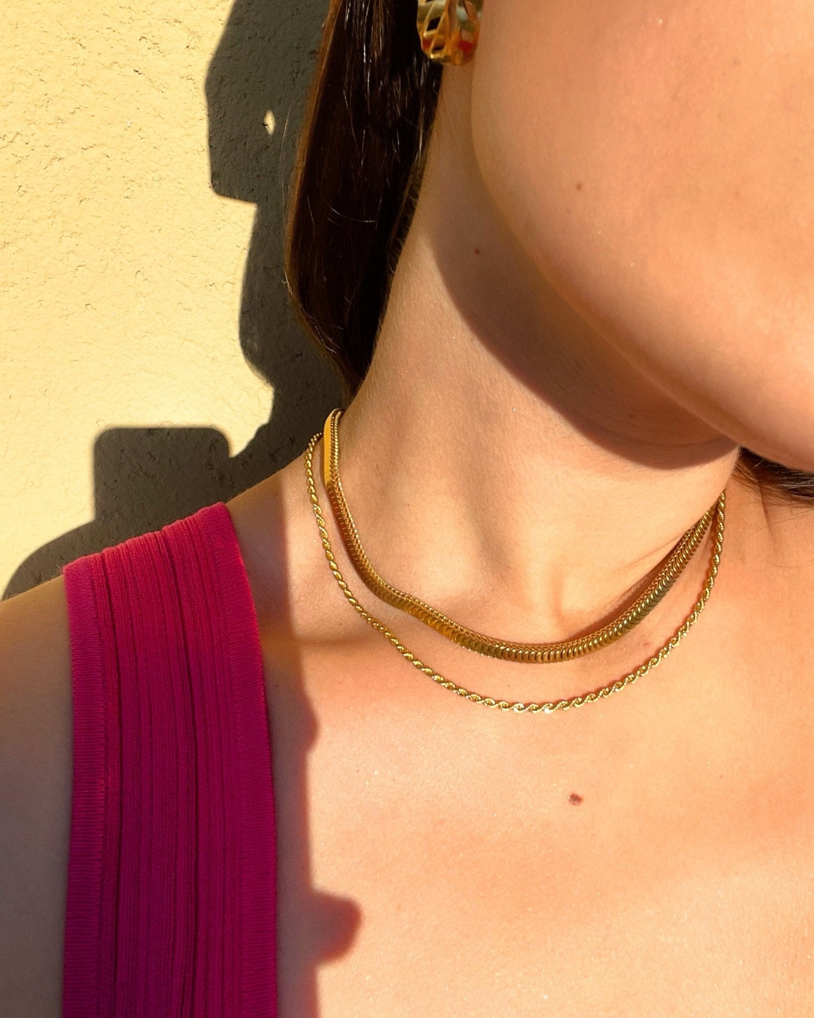 Sierra Rope Gold Chain by Koréil Jewelry