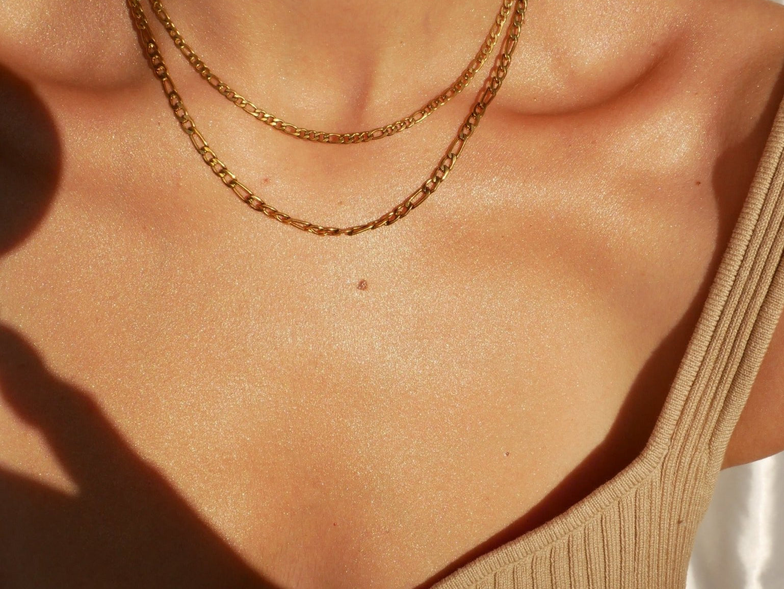Solange Layered Gold Chain by Koréil Jewelry