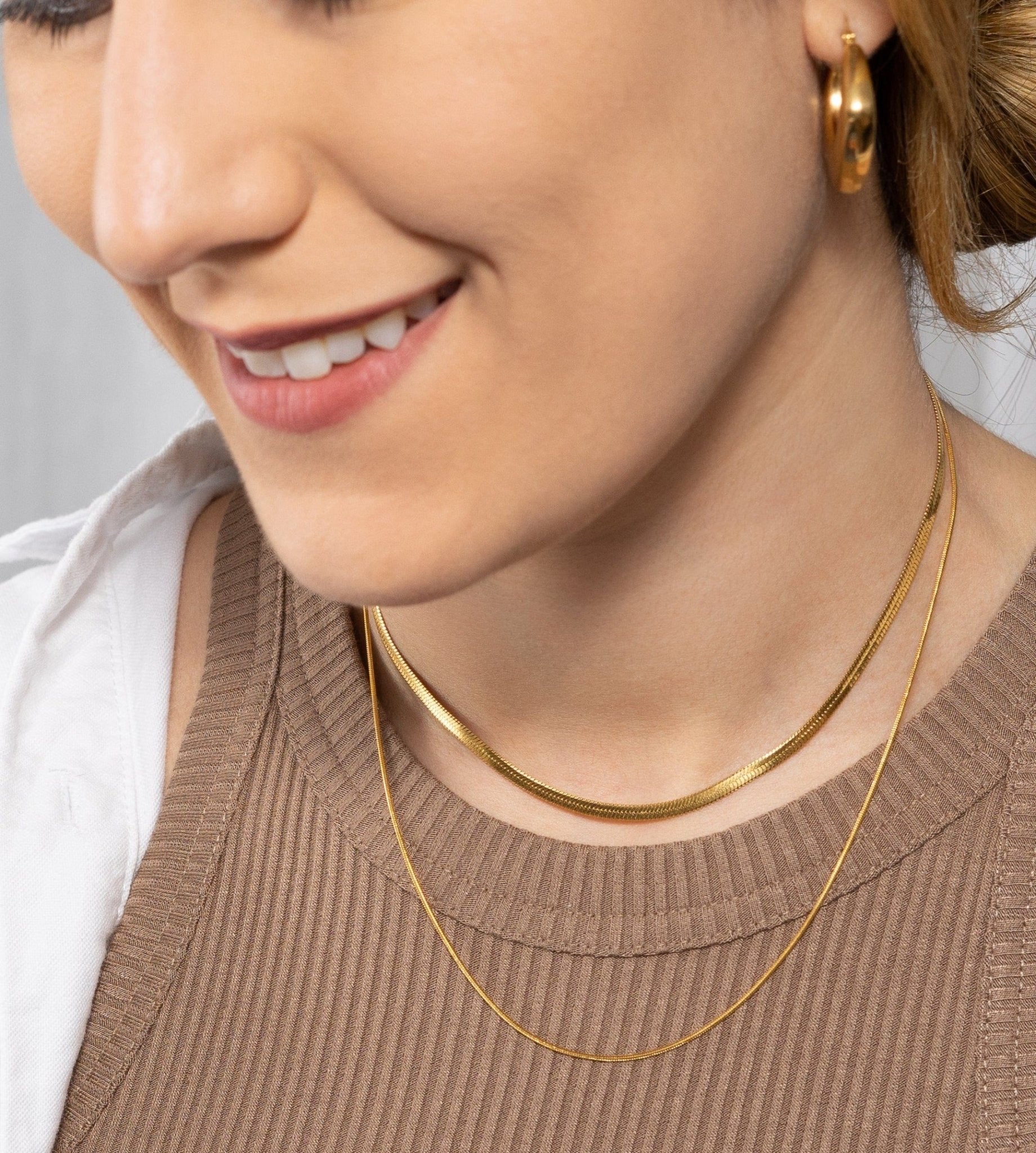 Brooke Layered Gold Chain by Koréil Jewelry