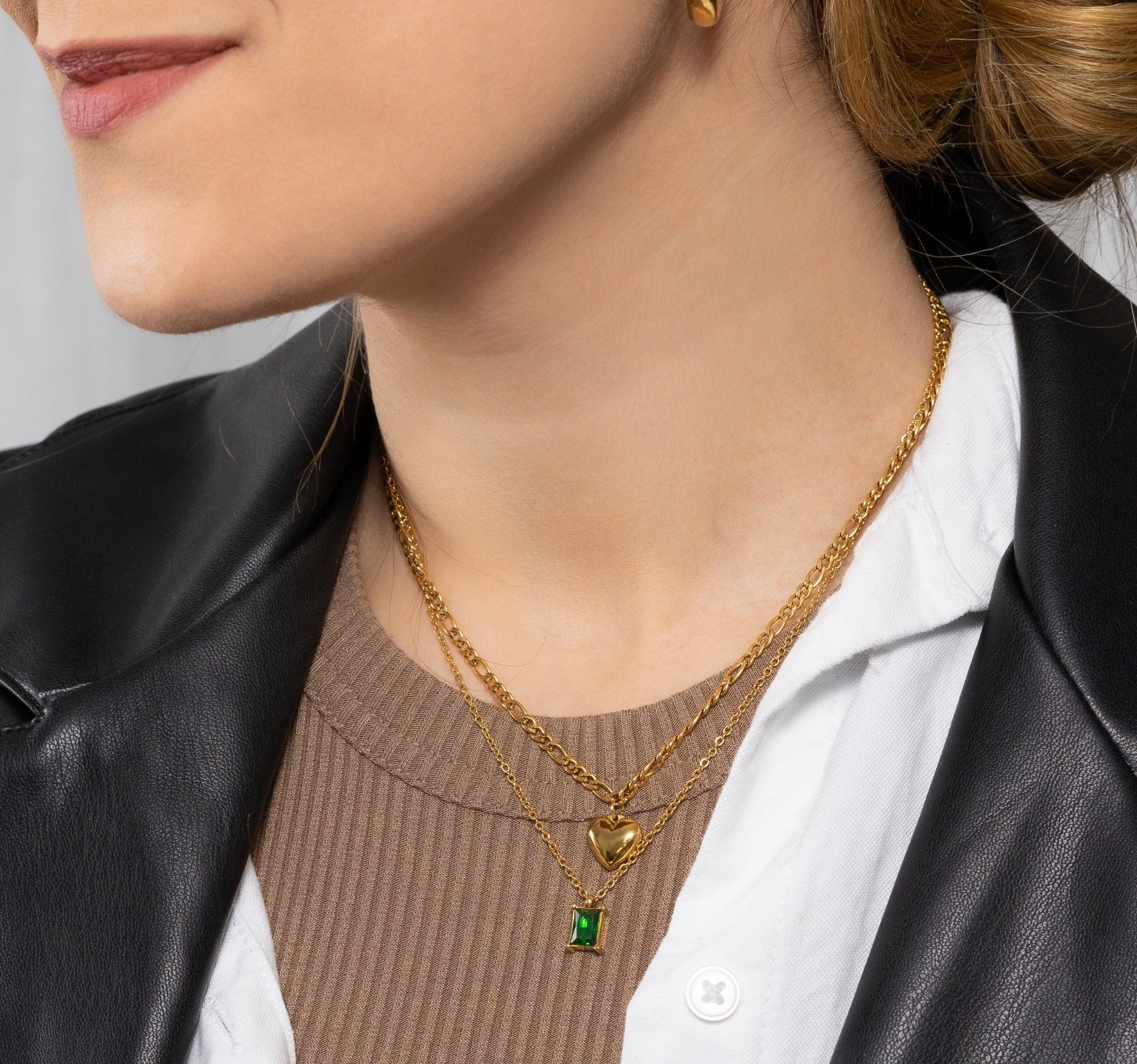 Estelle Pendant Gold Chain by Koréil Jewelry
