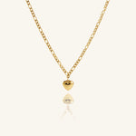 Noemie Heart Pendant Gold Chain by Koréil Jewelry