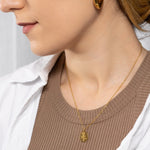 Rose Pendant Gold Chain by Koréil Jewelry