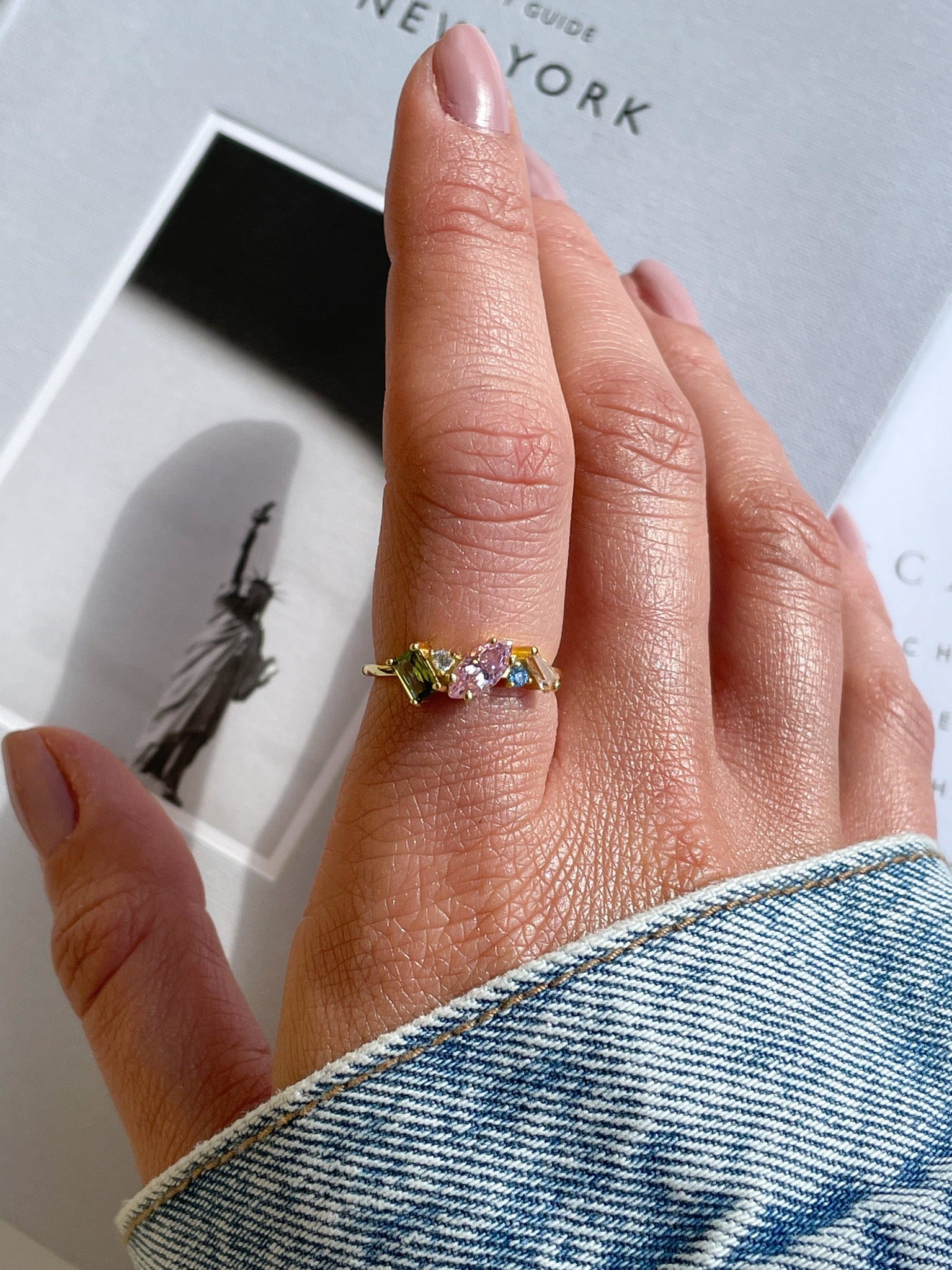 Anya Gemstone Ring by Koréil