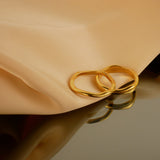 Gabrielle stackable ring luxe by Koréil