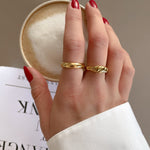 Mylo Stacker Gold Ring by Koréil Jewelry