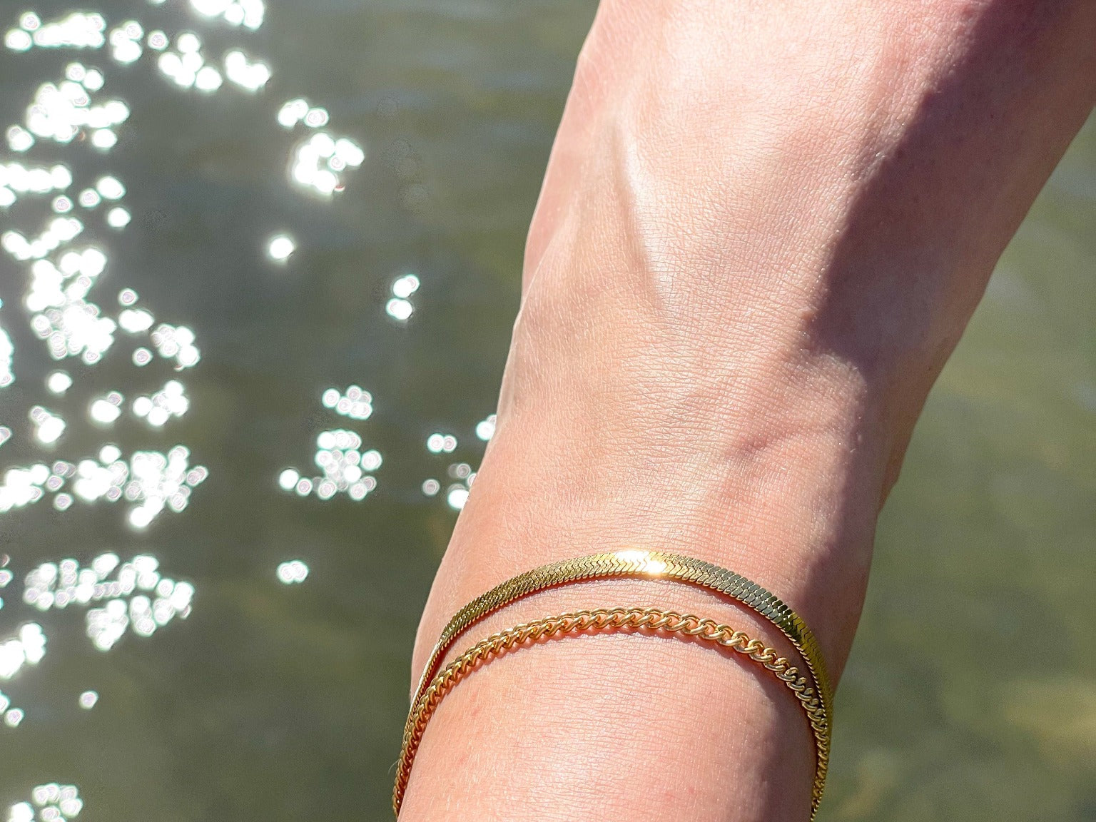 Roxy Layered Anklet by Koréil