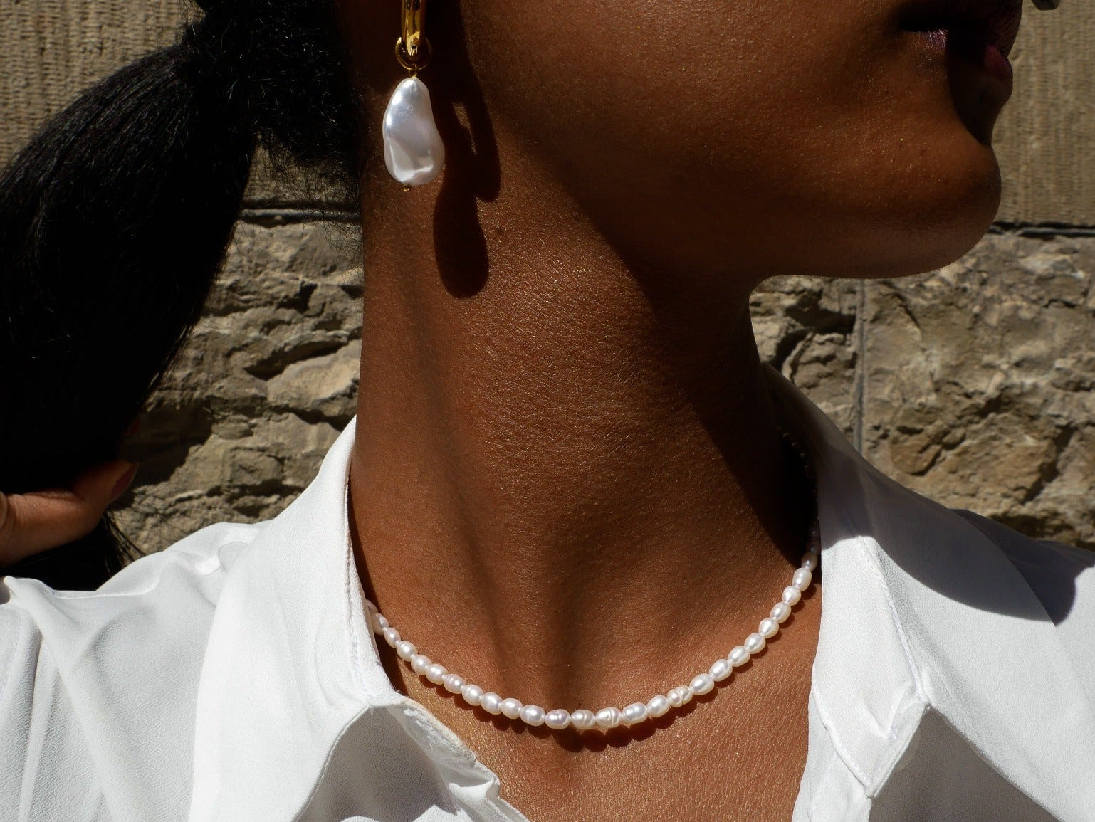 Sia Freshwater Pearl Chain by Koréil Jewelry